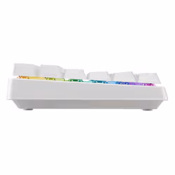 CHERRY XTRFY K33 Compact Wireless clavier Gaming USB + RF Wireless + Bluetooth AZERTY Français Blanc - Vue supplémentaire 2
