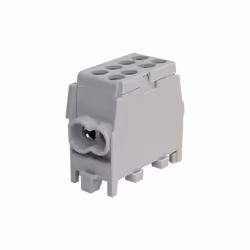 Description générale Le bornier de raccordement Polsmann gris HLAK25-1/2M2 est conçu pour distribuer vos conducteurs de phase ...