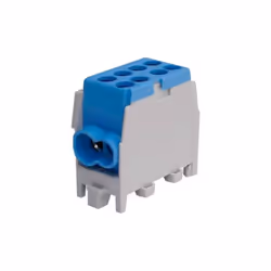 Description générale Le bornier de raccordement Pollmann HLAK25-1/2 est conçu pour distribuer vos conducteurs de Neutre (bleu ...