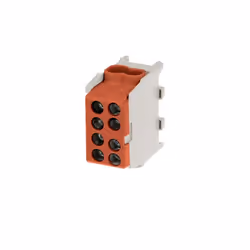 Bornier GRIS enclipsable sur rail dinPour distribuer vos conducteurs de phase 2 entrées 25mm² et 2 entrées 16mm² Faites votre ...