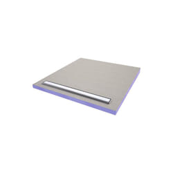 Jackon jackoboard Aqua line easy Receveur à carreler avec barrette inox 180x90 cm (aquaeasy2)