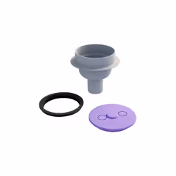 Siphon vertical pour l'ensemble de la gamme de receveur à carreler Jackon Aqualine Easy DN 50 / ABS Matière : ABS Longueur :  ...
