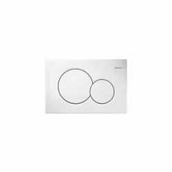 Pour le déclenchement frontal en double touche des réservoirs encastrés Geberit Sigma 12 cm (Duofix UP320 et UP300), et Sigma ...