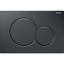 Geberit 115.770.DW.5 pièce de remplacement de chasse d’eau Plaque de rinçage Noir