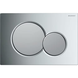 Geberit 115.770.KA.5 pièce de remplacement de chasse d’eau Plaque de rinçage Chrome