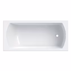 Baignoire rectangulaire Perfect, y compris les pieds couleur : blanc matériau : acrylique Dimensions : 1400 x 700 mm volume t ...