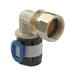 Coude raccord 90° FlowFit avec écrou de serrage - dn 15 - ø 20 mm x g 1/2'' Geberit 620.688.00.1
