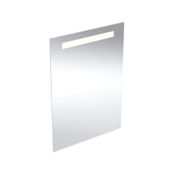 Option Basic Square miroir lumineux, éclairage en haut, - Geberit