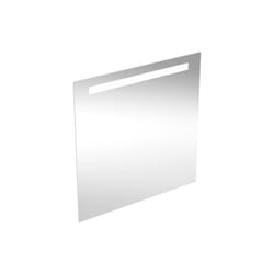 Option Basic Square miroir lumineux, éclairage en haut, - Geberit
