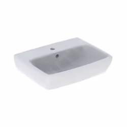 Lave-mains Selnova Square couleur blanche matériau céramique sanitaire dimensions du lavabo 450 × 350 mm profondeur du lavabo ...