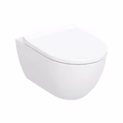 Geberit Acanto 1 x ensemble pour WC suspendu WC à chasse d'eau profonde design fermé pour chasses d'eau encastrées suspendu W ...
