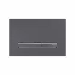 Geberit Sigma50 1 x plaques de déclenchement pour rinçage à 2 quantités plaque de base revêtue easy-to-clean tiges de poussoi ...