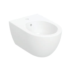 Geberit - Acanto bidet mural, forme fermée, pour robinetterie