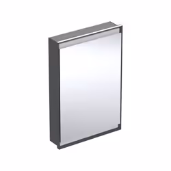 Geberit ONE 1x armoire de toilette avec ComfortLight éclairage LED largeur 60 cm x hauteur 90 cm Aluminium revêtu par poudre ...