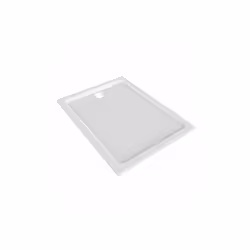 - Coloris blanc brillant - En Marbrex® extra-plat - A poser/à encastrer - Pour bonde siphoïde de Ø 90 mm