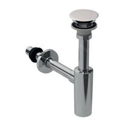 One - Siphon de desing avec vidage, chrome / blanc 151.019.01.1 - Geberit