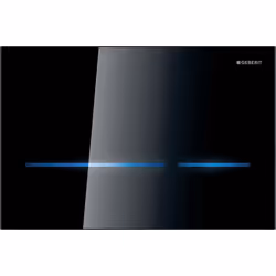 Geberit 116.090.SG.6, Plaque de rinçage, Noir, Geberit, 247 mm, 10 mm, 164 mm