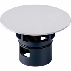 Cache de bonde pour raccordement du lavabo Clou diamètre : 64 mm avec filtre attrape-cheveux matériau : céramique sanitaire c ...