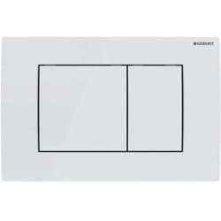 Geberit Delta30 - Plaque de déclenchement, blanc alpin 115.137.11.1