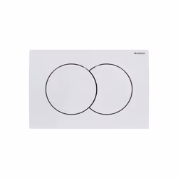 Description générale La plaque de déclenchement Geberit Delta01 en blanc alpin est un accessoire essentiel pour vos installat ...