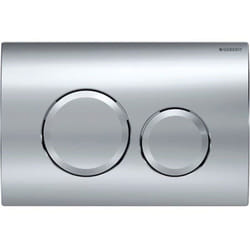 Delta20 - Plaque de déclenchement, chrome brillant 115.127.21.1 - Geberit