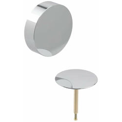 Accessoires - Kit de finition pour vidage de baignoire, avec commande rotative, d52, chrome brillant 150.281.21.1 - Geberit