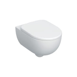 Cuvette suspendu avec couvre-cuvette traditionnel blanc brillant Geberit Selnova Premium