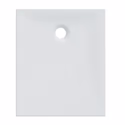 Receveur de douche rectangulaire Geberit Nemea couleur : blanc surface : mat matériau : acrylique sanitaire traitement anti-g ...