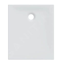 Geberit Nemea - Receveur de douche 900x750 mm, antidérapant, blanc mat 550.592.00.1