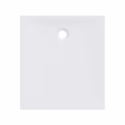 Geberit Nemea 1x receveur de douche rectangulaire blanc mat hauteur de leau de barrage 30 mm Structure du sol 9,5 - 11,5 cm m ...