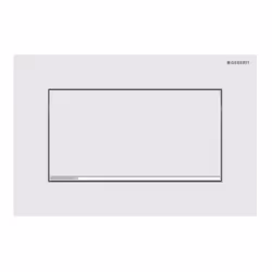 Geberit 115.893.JT.1, Plaque de rinçage, Blanc, Rouge, Chrome, Geberit, 246 mm, 12 mm, 164 mm