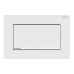 Geberit 115.893.JT.1 pièce de remplacement de chasse d’eau Plaque de rinçage Blanc, Rouge, Chrome