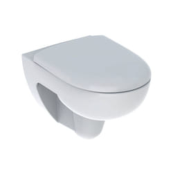 Pack wc suspendu Renova 54cm Rimfree avec abattant ralenti blanc Geberit