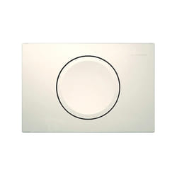 Delta15 - Plaque de déclenchement, blanc alpin 115.109.11.1 - Geberit