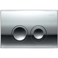 Geberit - Delta25 - Plaque de déclenchement, chrome brillant 115.125.21.5