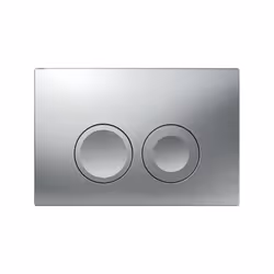 Geberit Delta25 1 x plaques de déclenchement pour rinçage à 2 quantités pour chasse d'eau Geberit à encastrer Delta Actionnem ...
