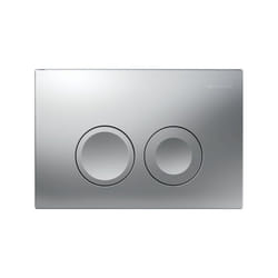 Geberit - Plaque de fixation Delta25 pour rinçage à 2 quantités,