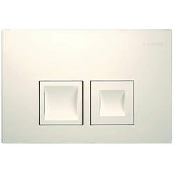 Geberit Delta35 - Plaque de déclenchement, blanc alpin 115.135.11.5