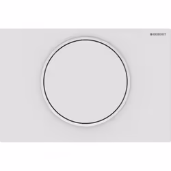 Geberit 115.758.01.5, Plaque de rinçage, Blanc, Rouge, Geberit, 246 mm, 14 mm, 164 mm