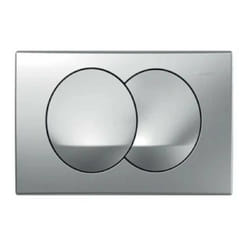 Delta - Plaque de déclenchement, chrome mat 115.100.46.5 - Geberit