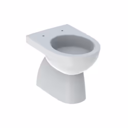 Geberit Renova WC au sol, chasse deau profonde avec bord de rinçage au sol saillie : 49,0 cm type 1, plein 6/ 5 l, selon EN 9 ...