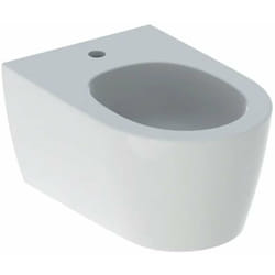 One - Bidet suspendu, 540x370 mm, trop-plein caché, trou pour robinetterie, KeraTect, blanc 500.690.01.1 - Geberit