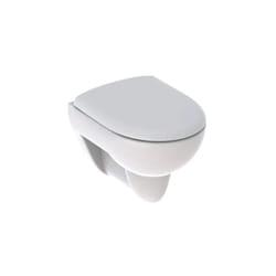 Geberit - Pack cuvette suspendue court Renova avec abattant standard, blanc