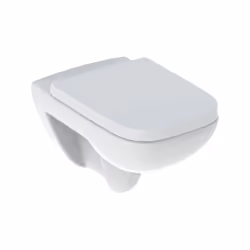 Geberit Renova Plan 1x WC suspendu (art. n° 202170000) 1x siège de WC (art. n° 500.832.00.1) Chasse deau profonde blanc Rimfr ...