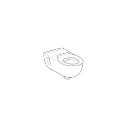 Wc pmr suspendu rimfree sans bride renova comfort semi- caréné avec lunette abattant Geberit