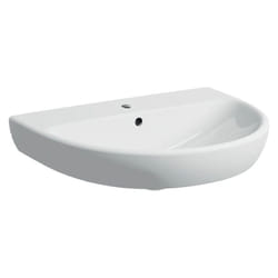 Lavabo 65x58 cm blanc brillant - Geberit Selnova - Senza colonna
