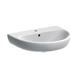 Lavabo 60x53.5 cm blanc brillant Geberit Selnova - Senza colonna