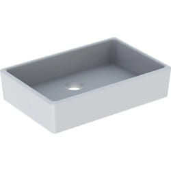 Evier bandeau de 13cm à bords droits publica, 600x500 mm