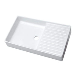 Geberit - Evier 100x50, égouttoir à droite