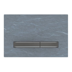 Geberit 115.671.JM.2 pièce de remplacement de chasse d’eau Plaque de rinçage Noir, Chrome